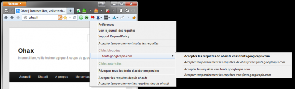 Les Google Fonts sur Ohax.fr